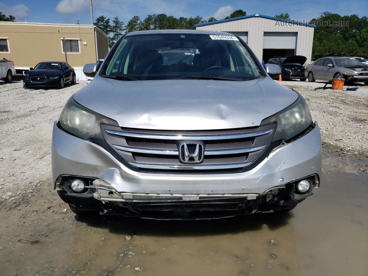 2013 Honda Cr-v Ex Silver vin: 2HKRM4H52DH651769