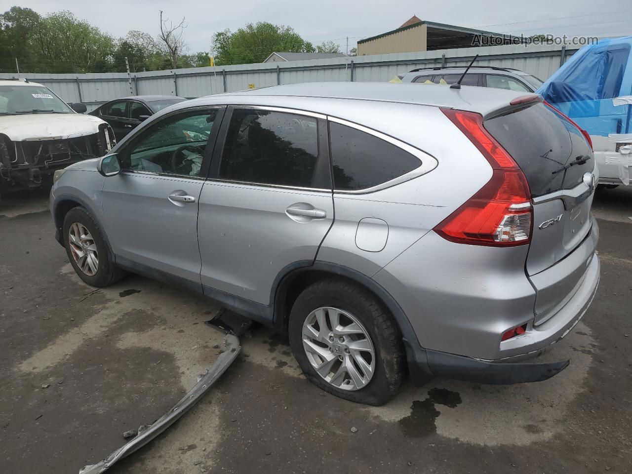 2015 Honda Cr-v Ex Silver vin: 2HKRM4H52FH615406