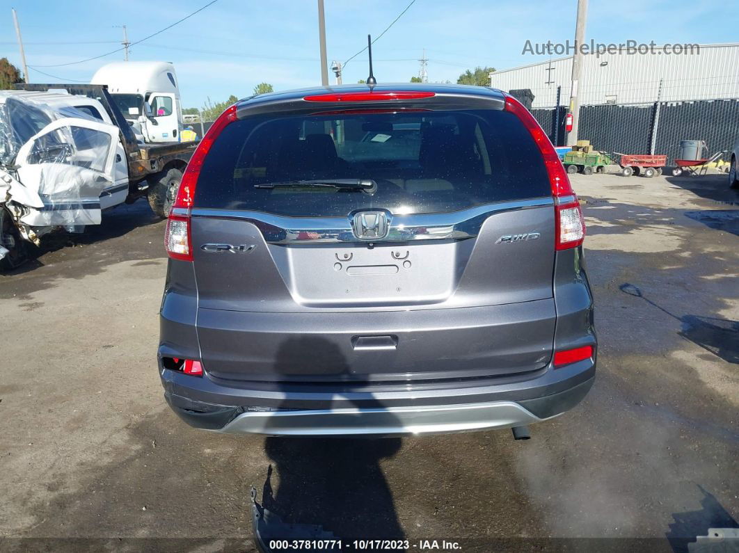 2015 Honda Cr-v Ex Gray vin: 2HKRM4H52FH648955