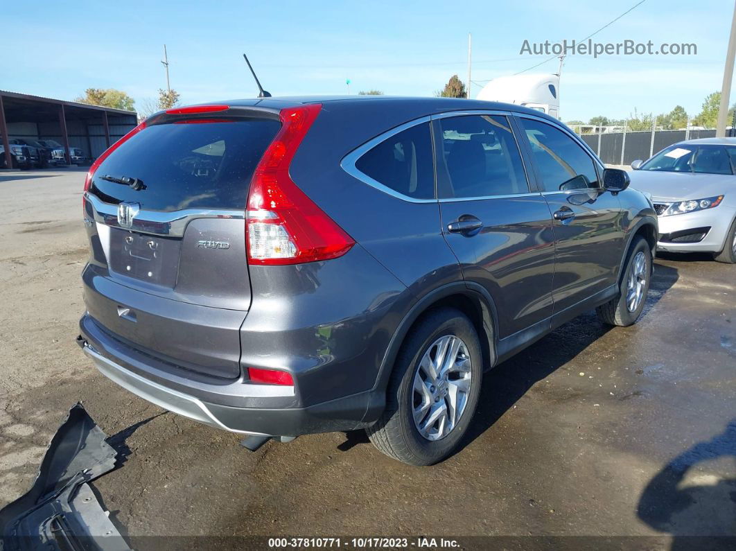 2015 Honda Cr-v Ex Gray vin: 2HKRM4H52FH648955