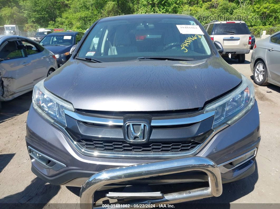 2016 Honda Cr-v Ex Gray vin: 2HKRM4H52GH613494