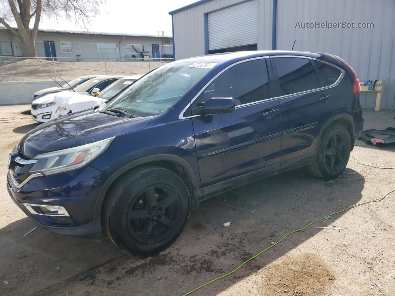 2016 Honda Cr-v Ex Blue vin: 2HKRM4H52GH634362