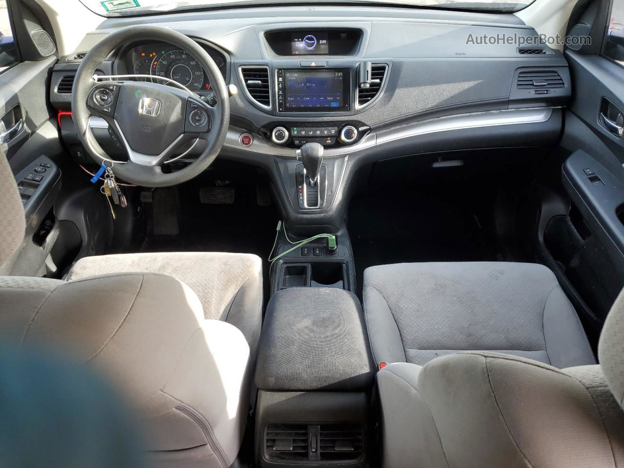 2016 Honda Cr-v Ex Blue vin: 2HKRM4H52GH655552
