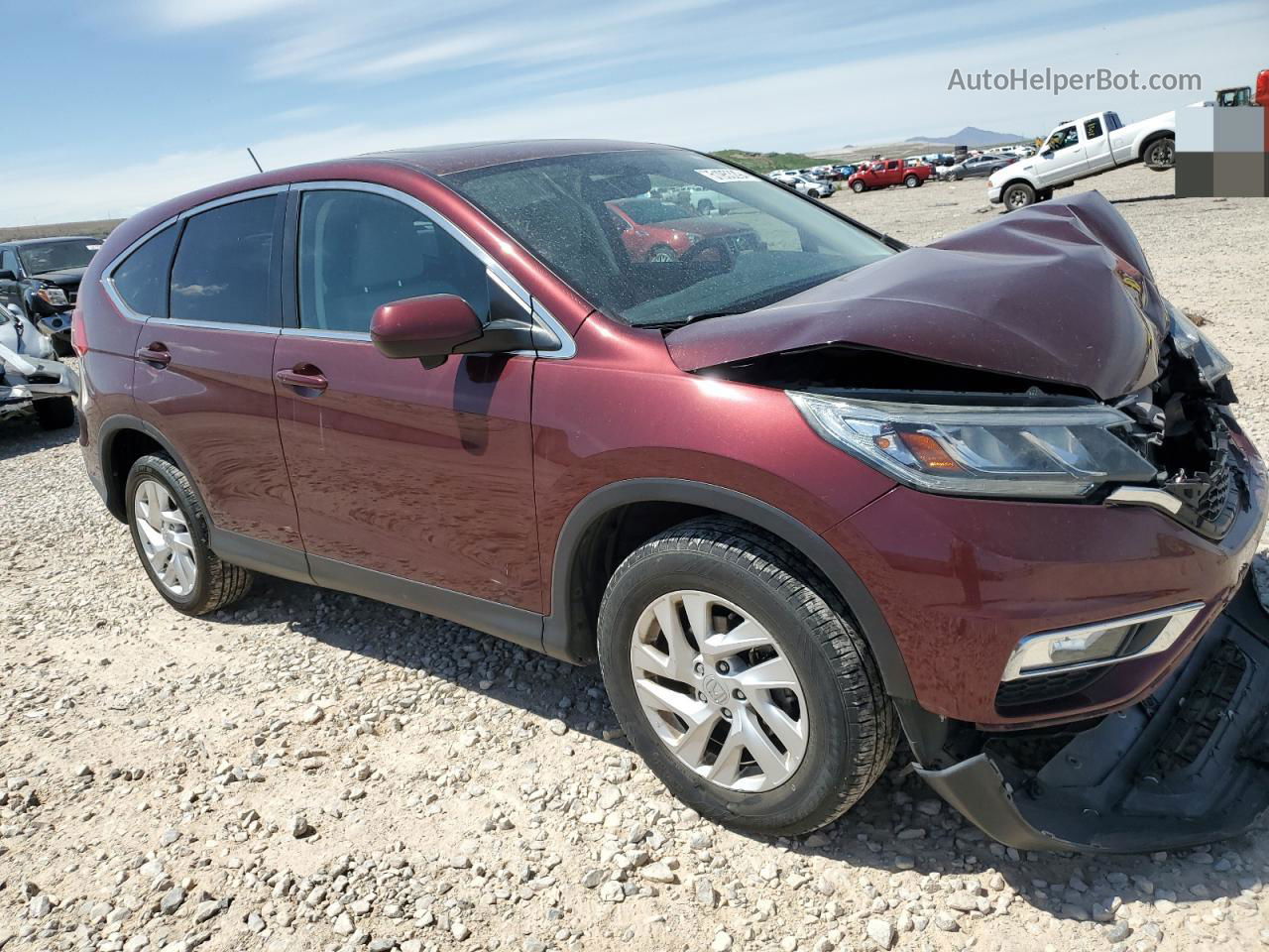 2016 Honda Cr-v Ex Burgundy vin: 2HKRM4H52GH703065