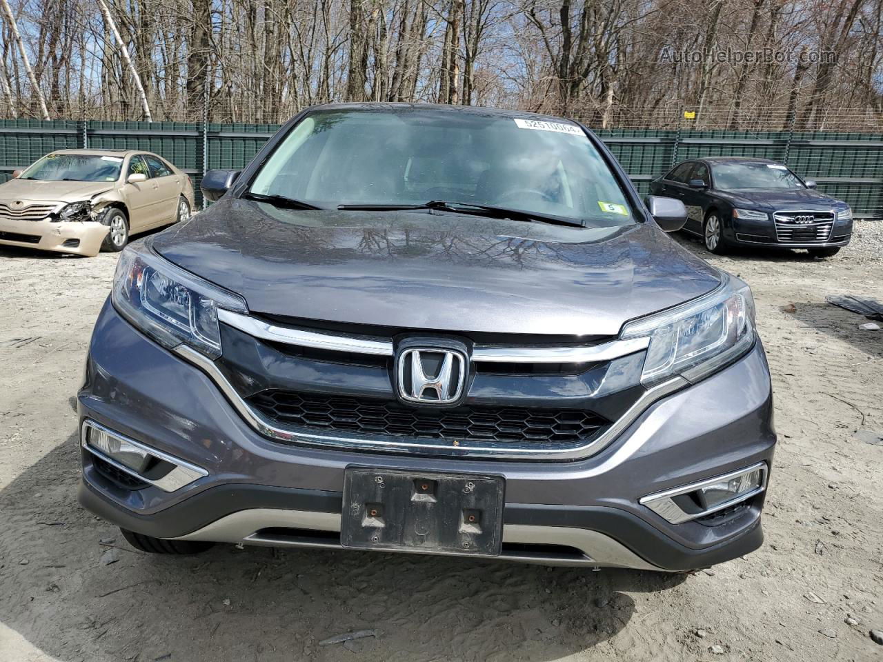 2016 Honda Cr-v Ex Gray vin: 2HKRM4H52GH708847