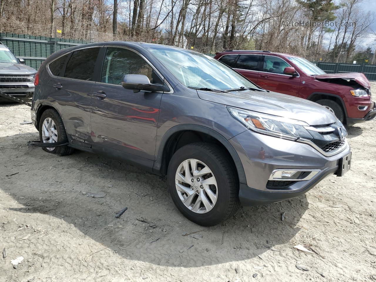 2016 Honda Cr-v Ex Gray vin: 2HKRM4H52GH708847