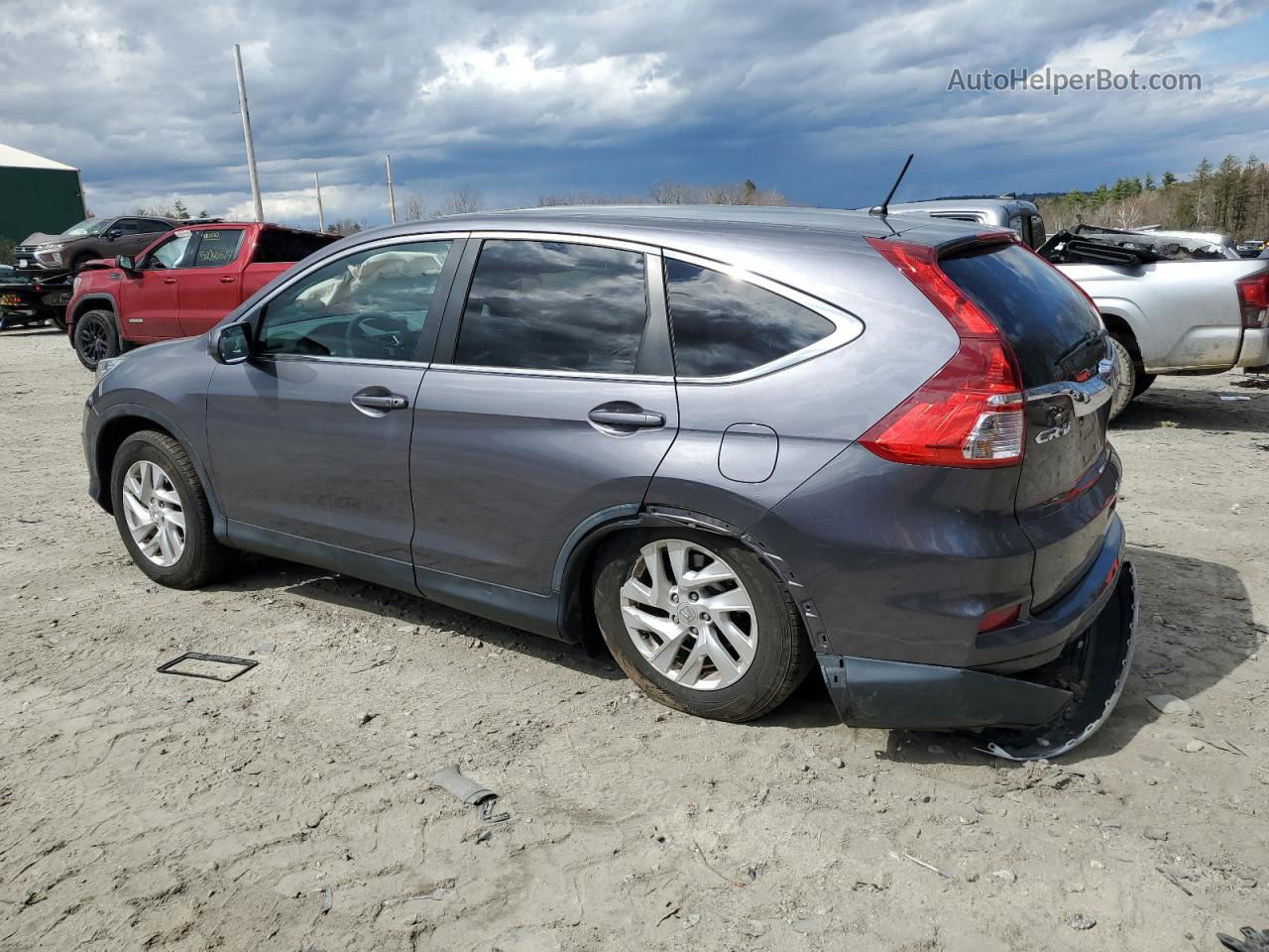 2016 Honda Cr-v Ex Gray vin: 2HKRM4H52GH708847