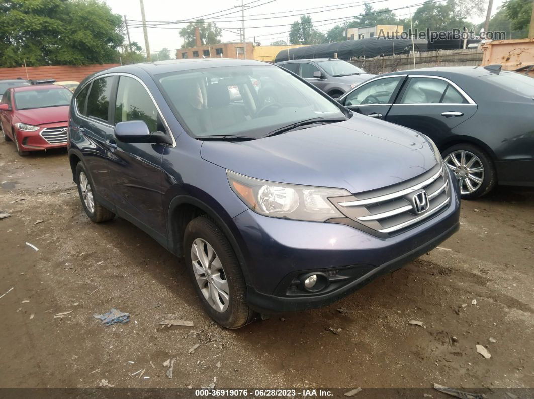 2013 Honda Cr-v Ex Blue vin: 2HKRM4H53DH626816