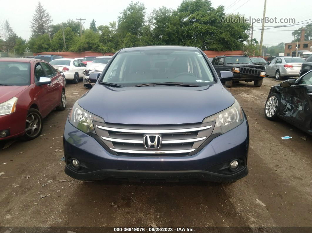 2013 Honda Cr-v Ex Blue vin: 2HKRM4H53DH626816