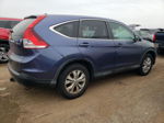 2013 Honda Cr-v Ex Blue vin: 2HKRM4H53DH665647