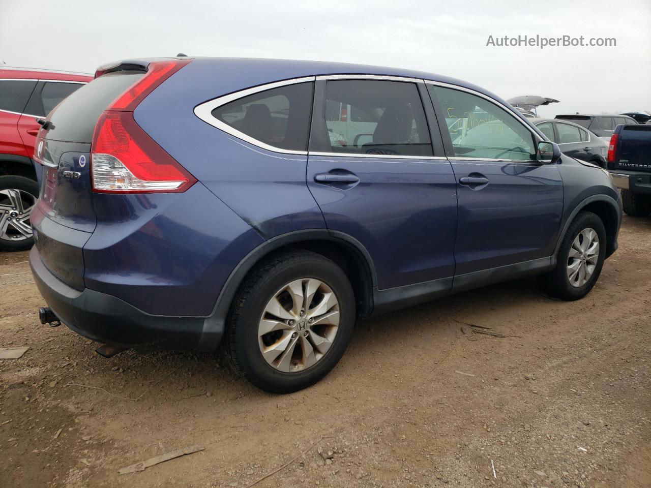 2013 Honda Cr-v Ex Синий vin: 2HKRM4H53DH665647