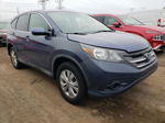 2013 Honda Cr-v Ex Blue vin: 2HKRM4H53DH665647