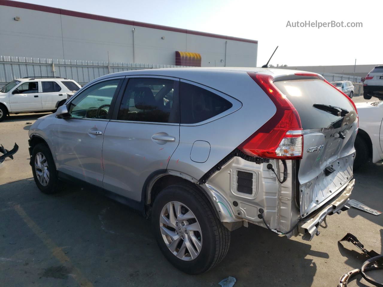 2015 Honda Cr-v Ex Silver vin: 2HKRM4H53FH608786