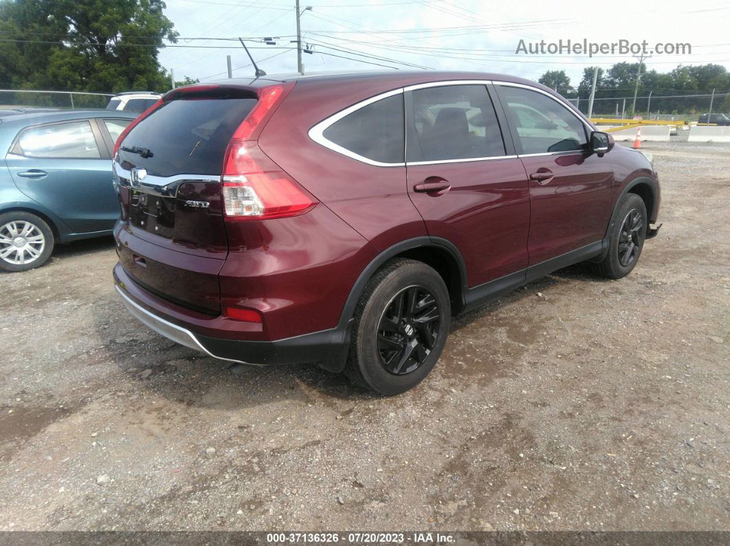 2015 Honda Cr-v Ex Maroon vin: 2HKRM4H53FH628312