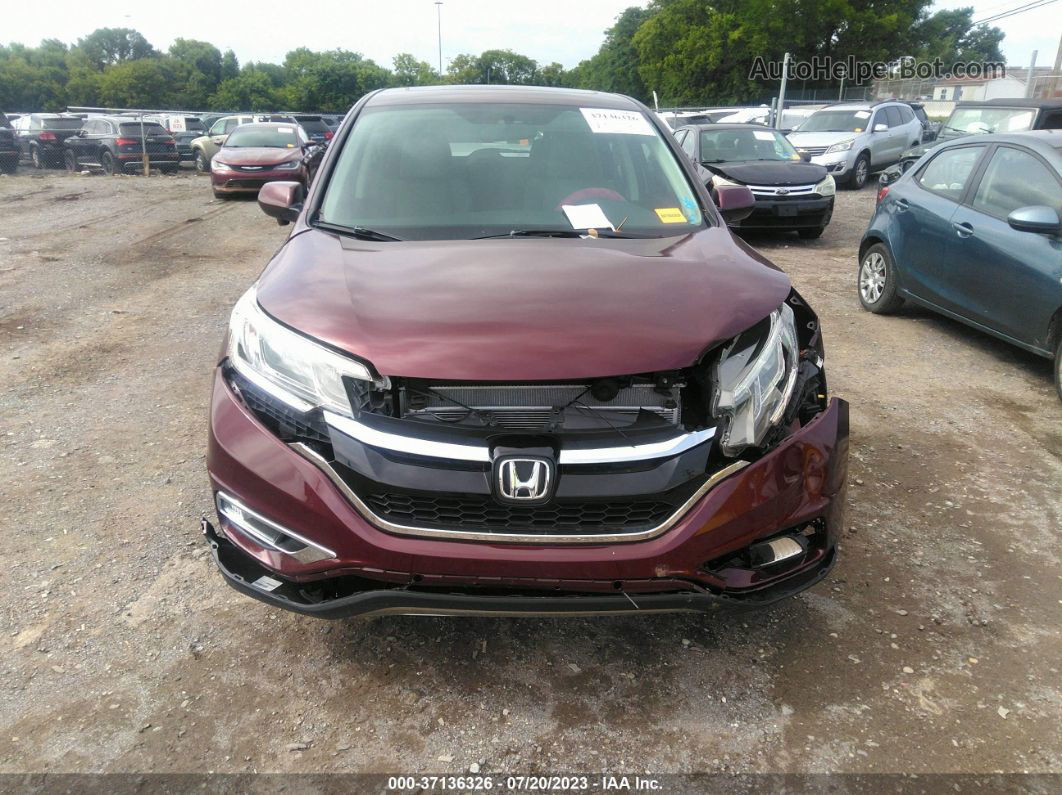 2015 Honda Cr-v Ex Maroon vin: 2HKRM4H53FH628312