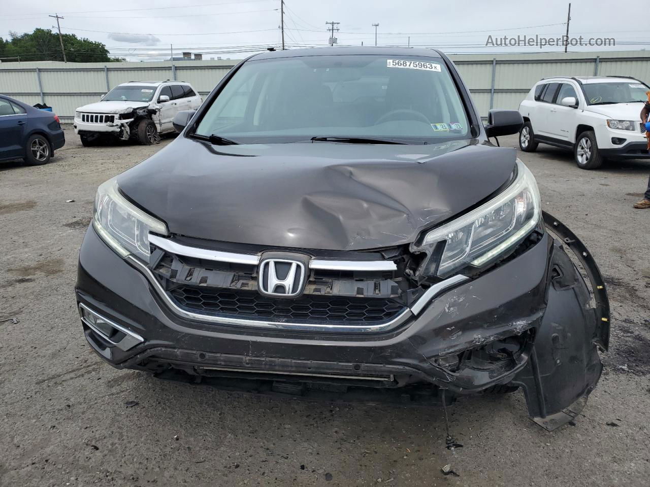 2015 Honda Cr-v Ex Charcoal vin: 2HKRM4H53FH706779