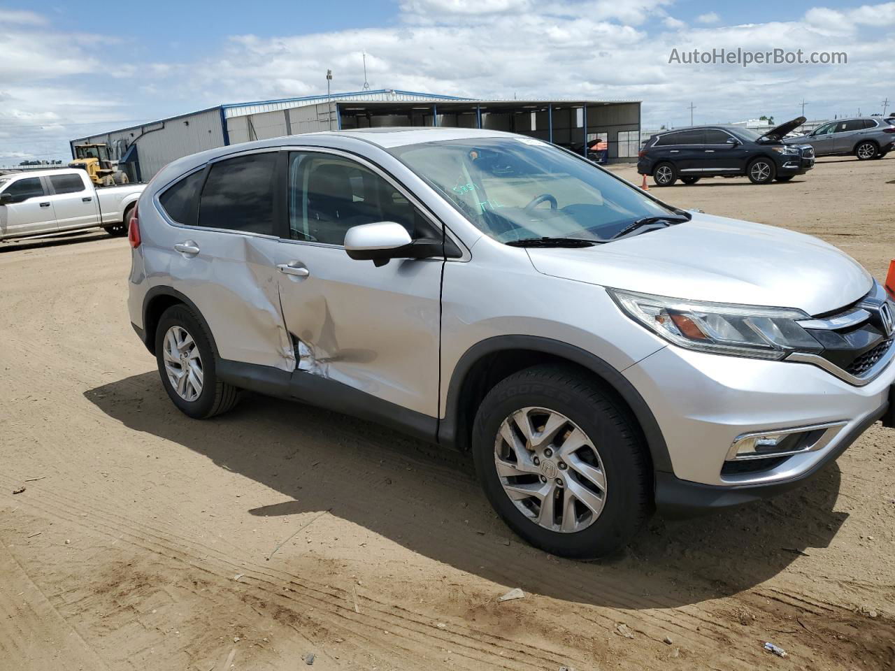 2016 Honda Cr-v Ex Gray vin: 2HKRM4H53GH624326