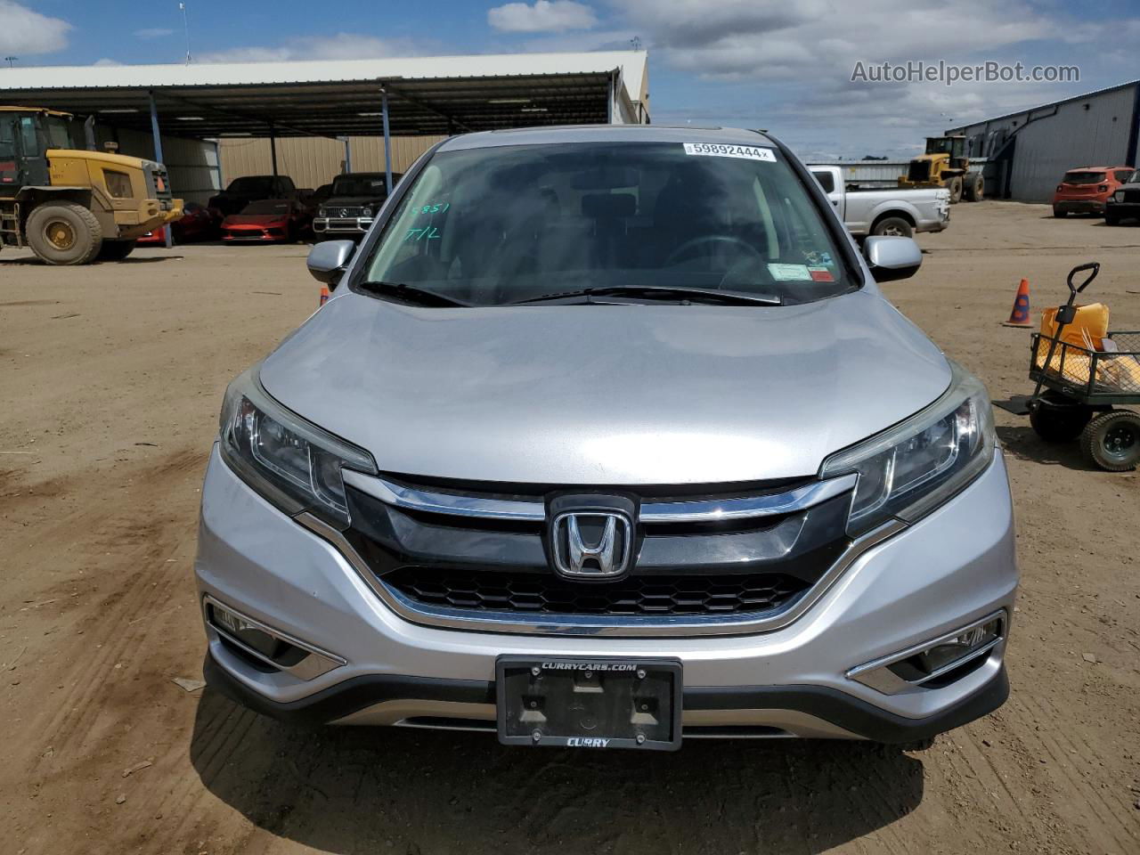 2016 Honda Cr-v Ex Gray vin: 2HKRM4H53GH624326