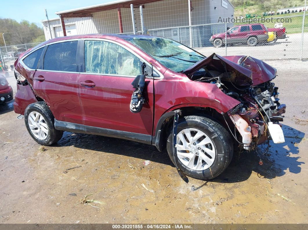 2016 Honda Cr-v Ex Maroon vin: 2HKRM4H53GH723017