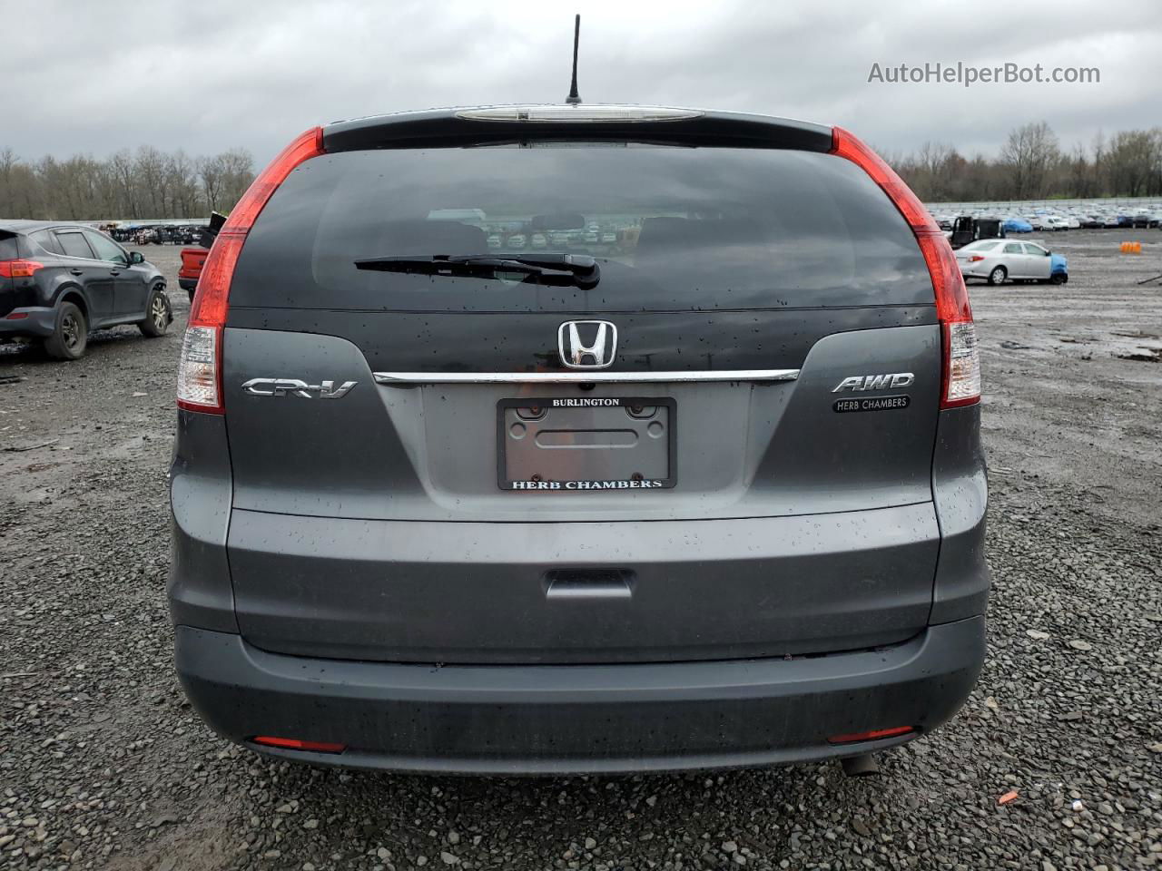 2012 Honda Cr-v Ex Gray vin: 2HKRM4H54CH628203