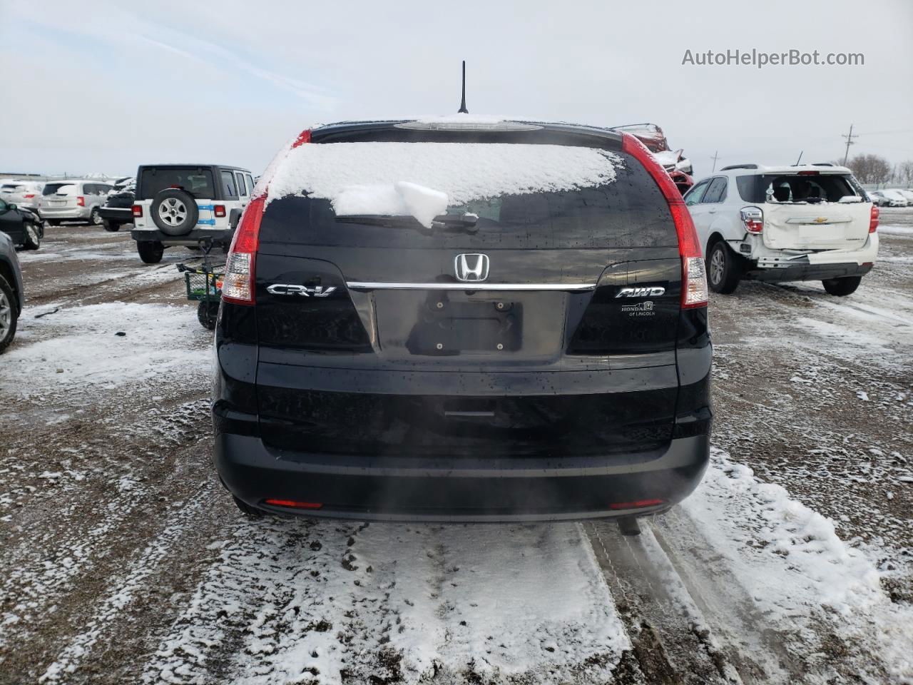 2013 Honda Cr-v Ex Black vin: 2HKRM4H54DH618482