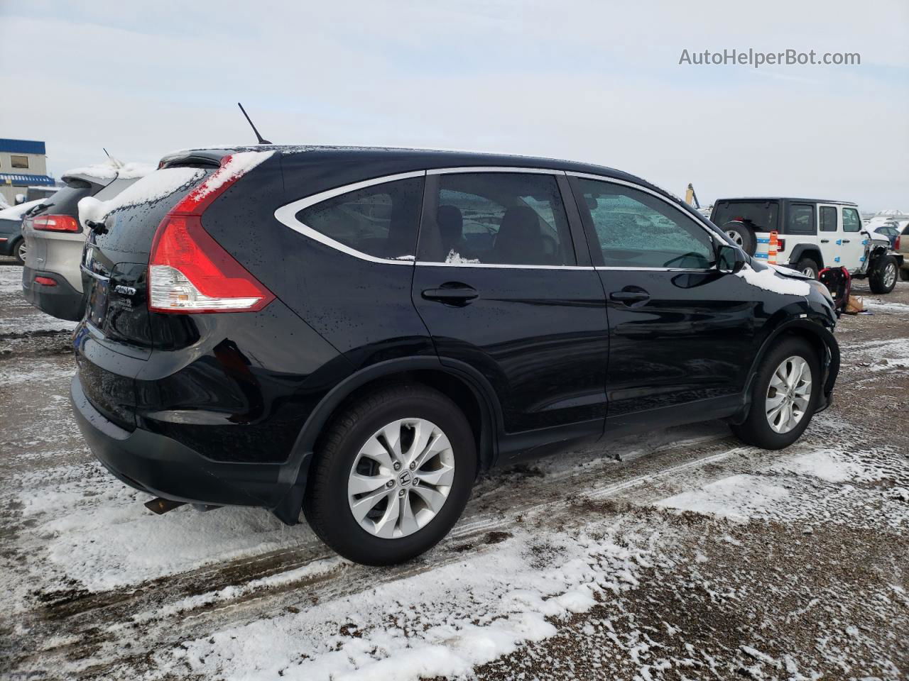 2013 Honda Cr-v Ex Black vin: 2HKRM4H54DH618482