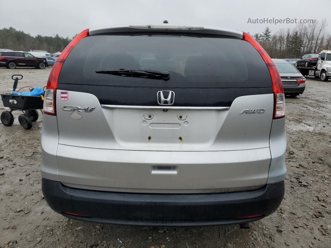 2013 Honda Cr-v Ex Серебряный vin: 2HKRM4H54DH638022