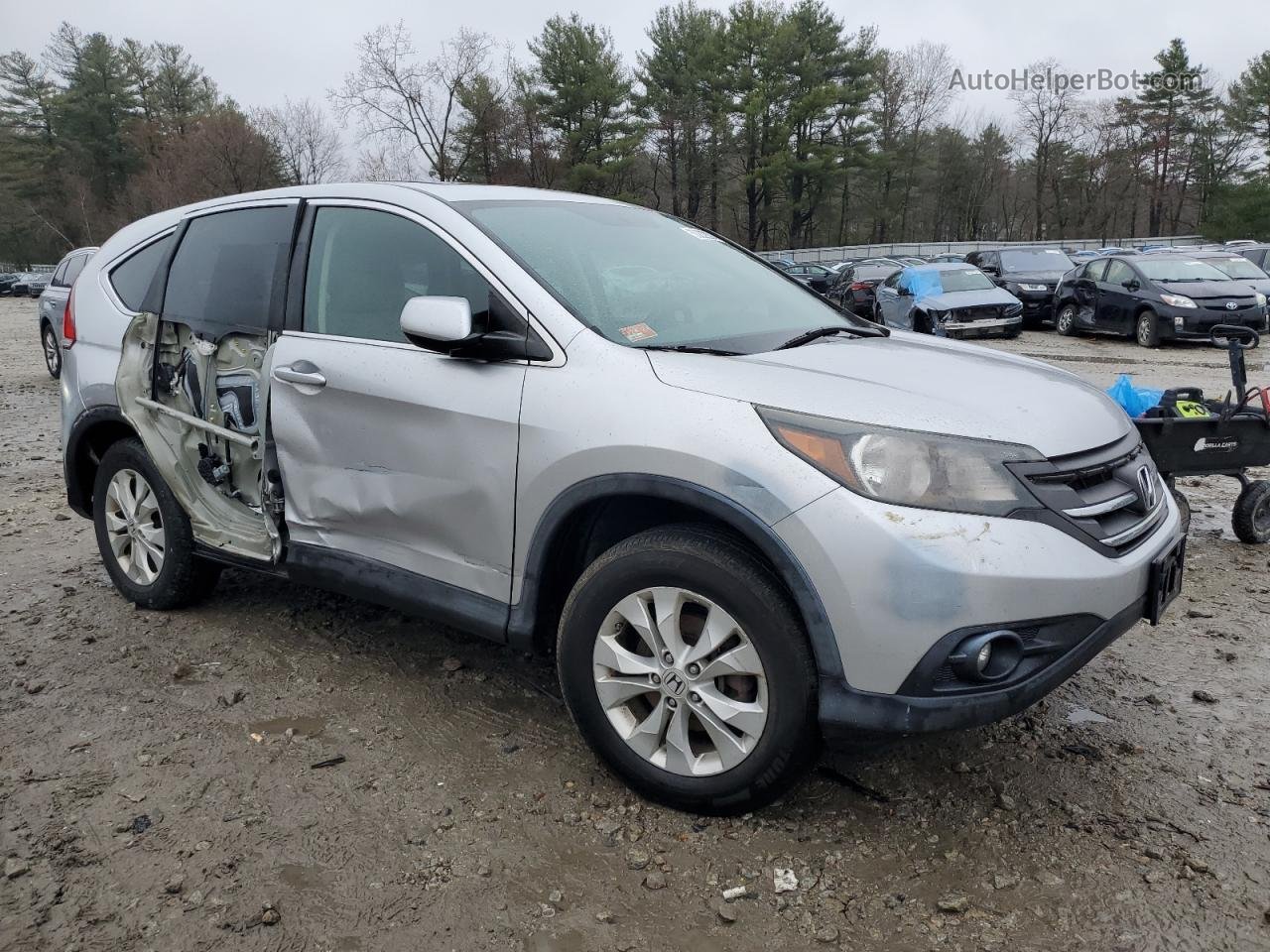 2013 Honda Cr-v Ex Серебряный vin: 2HKRM4H54DH638022