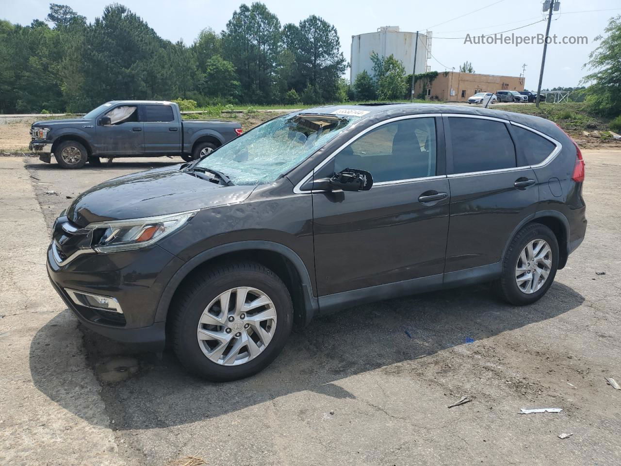 2015 Honda Cr-v Ex Gray vin: 2HKRM4H54FH623944