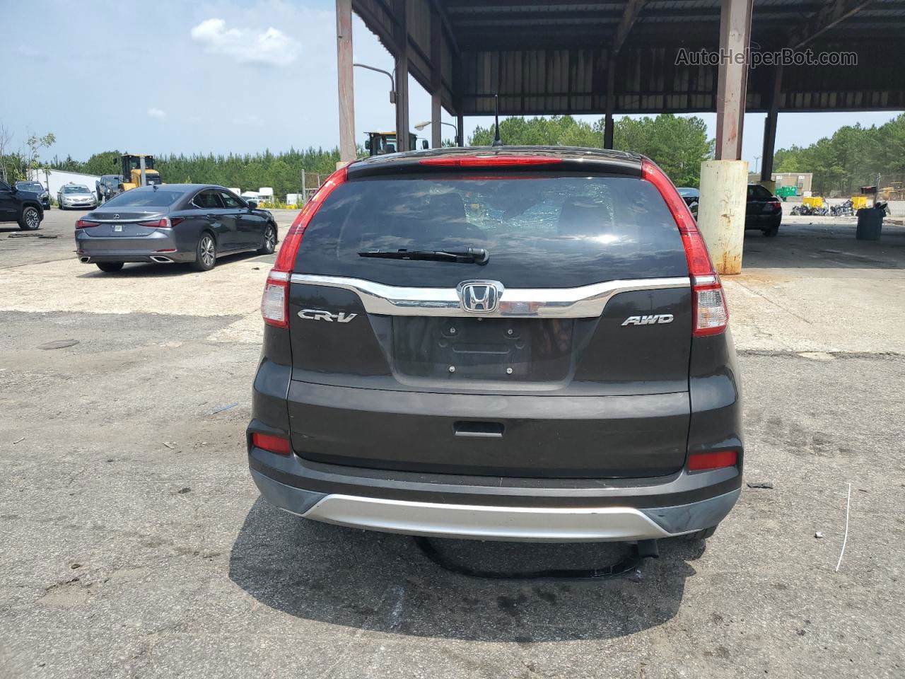 2015 Honda Cr-v Ex Gray vin: 2HKRM4H54FH623944