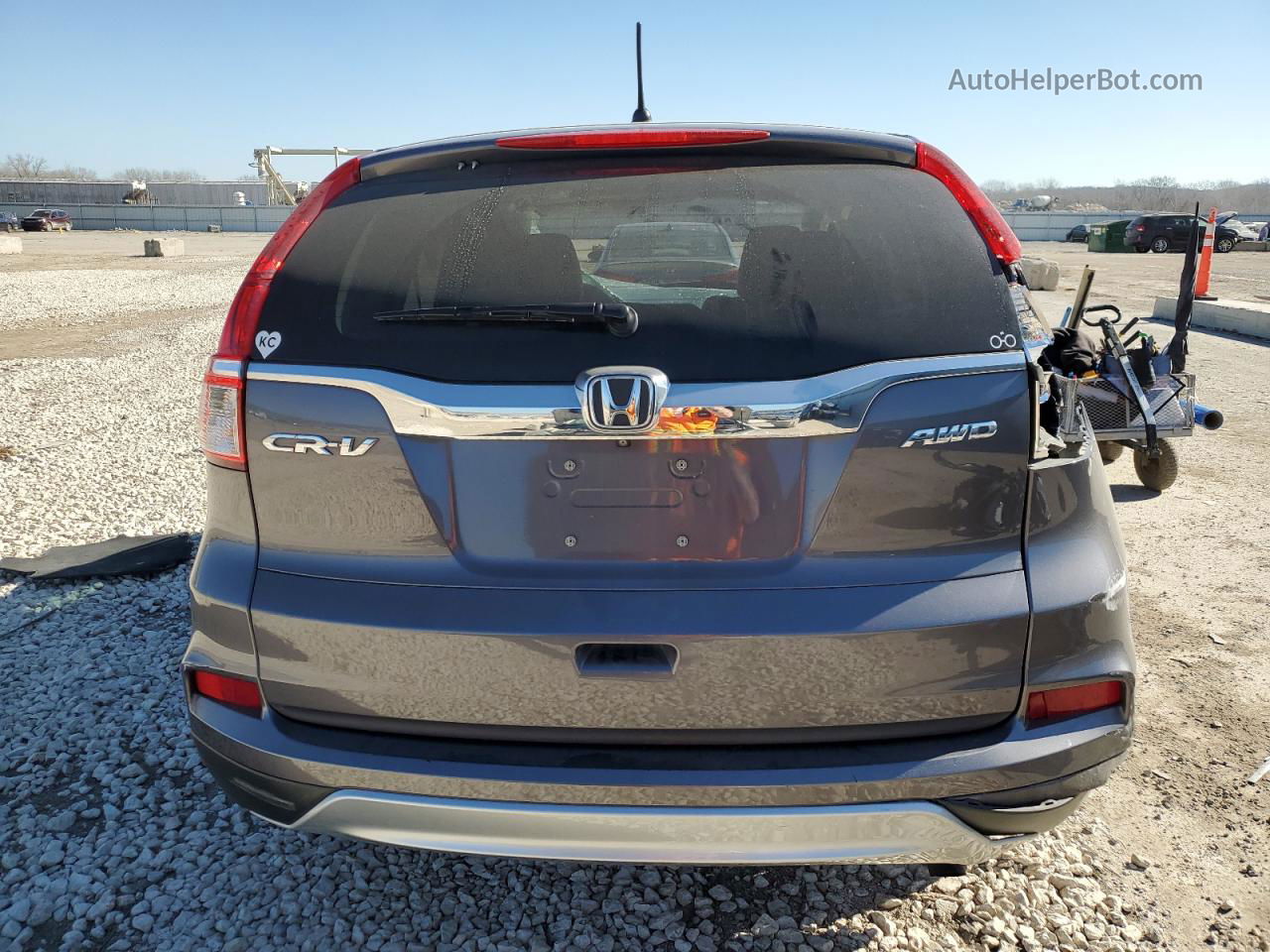 2015 Honda Cr-v Ex Charcoal vin: 2HKRM4H54FH637097