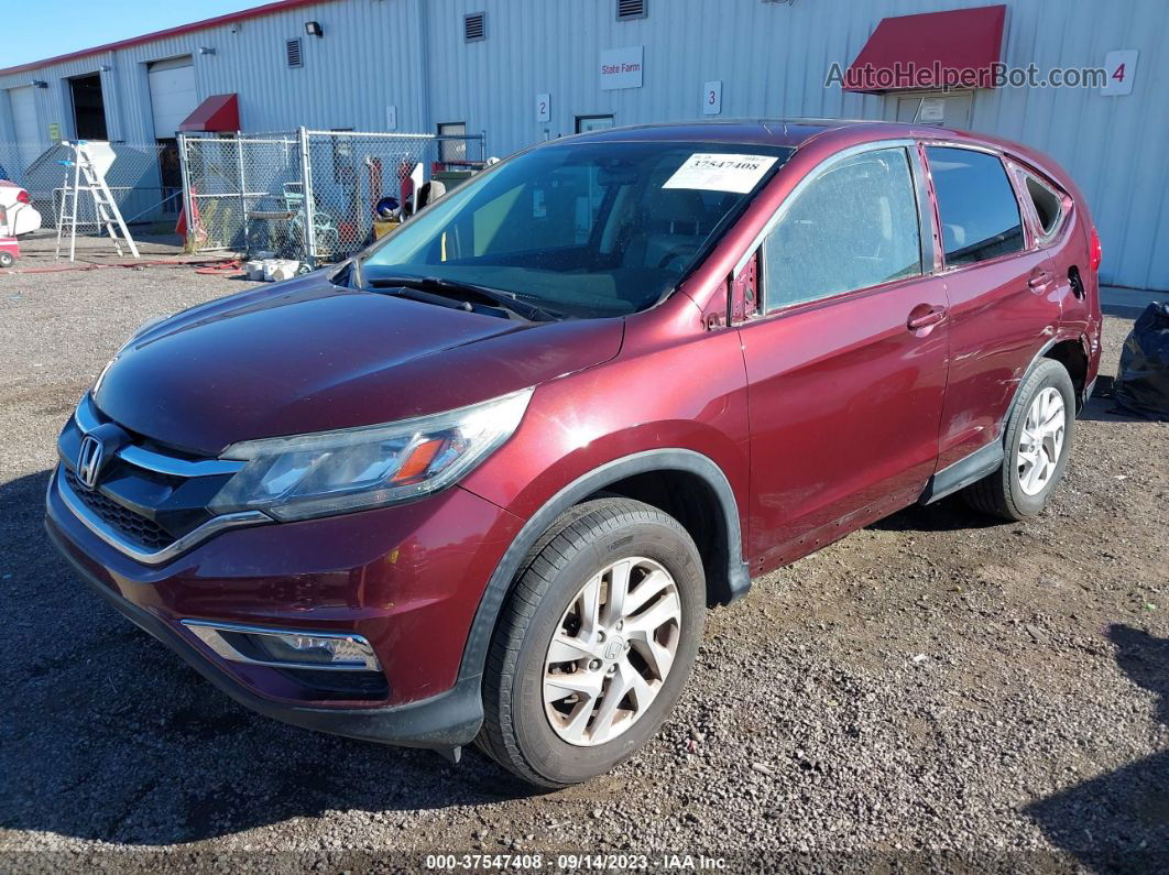 2016 Honda Cr-v Ex Maroon vin: 2HKRM4H54GH642186