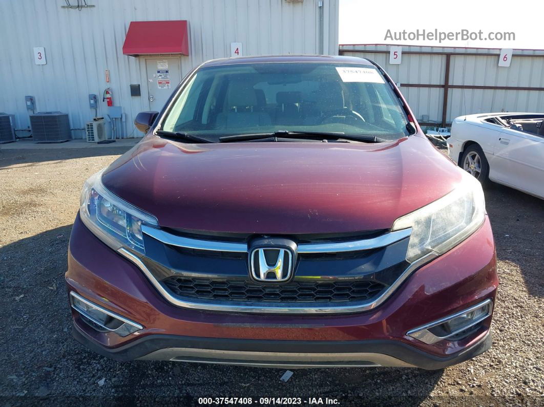 2016 Honda Cr-v Ex Maroon vin: 2HKRM4H54GH642186