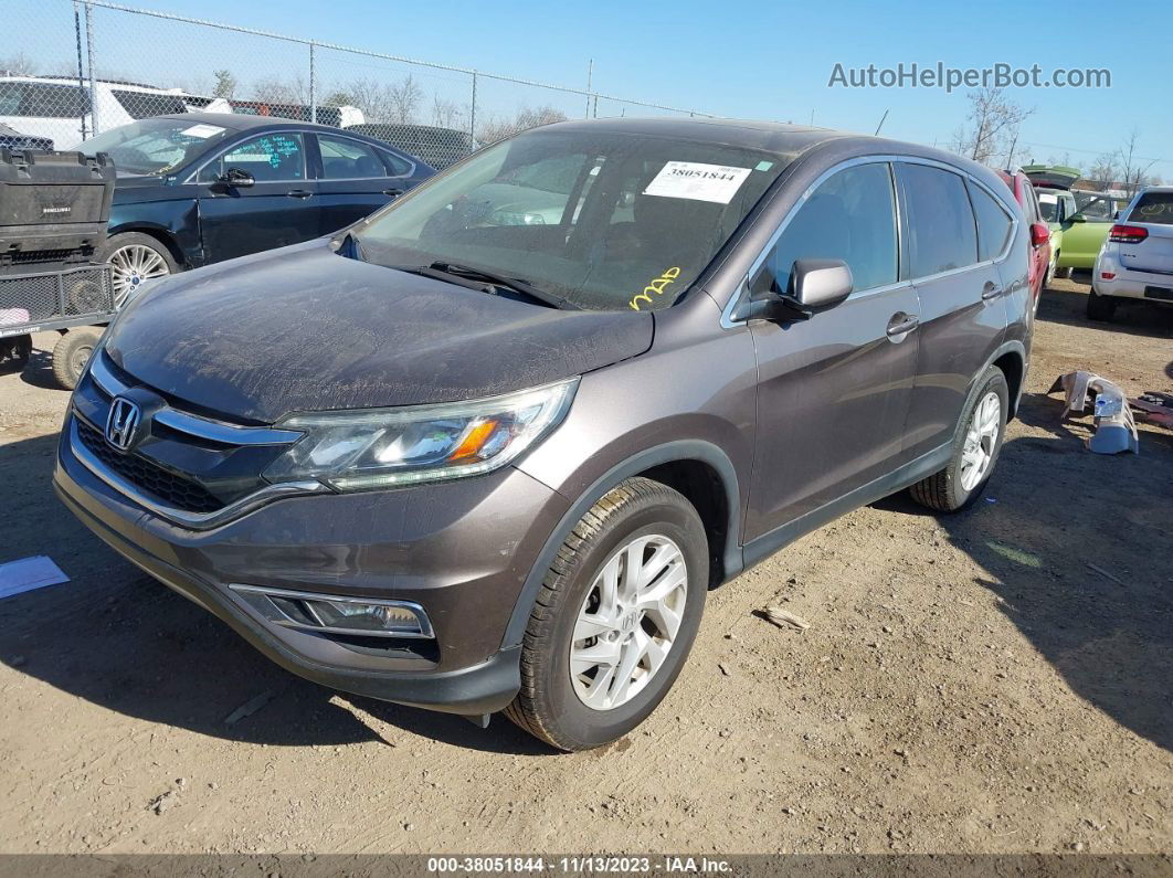 2016 Honda Cr-v Ex Gray vin: 2HKRM4H54GH652460