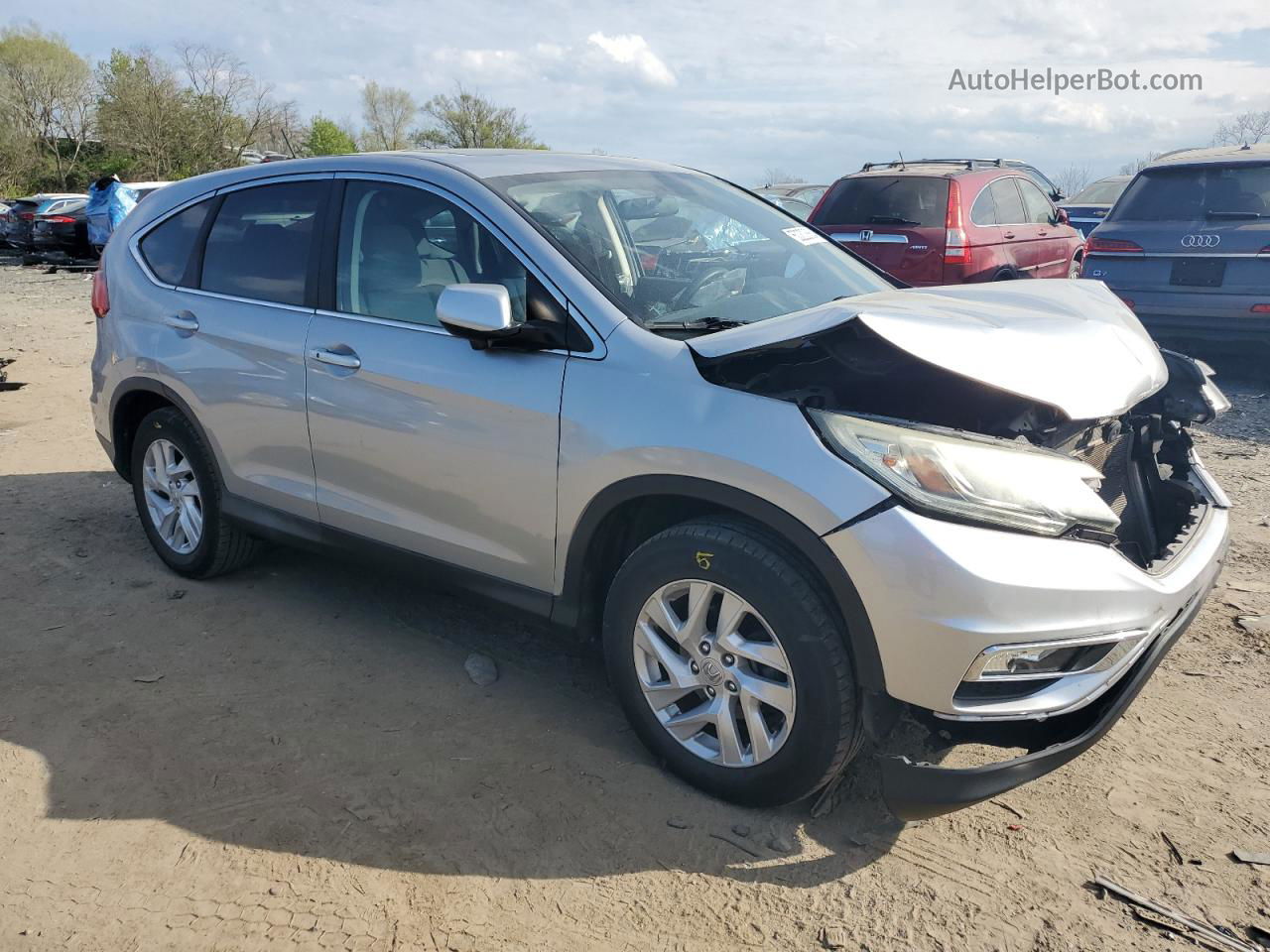 2016 Honda Cr-v Ex Silver vin: 2HKRM4H54GH667251