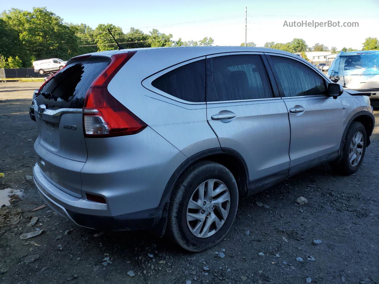 2016 Honda Cr-v Ex Silver vin: 2HKRM4H54GH675950