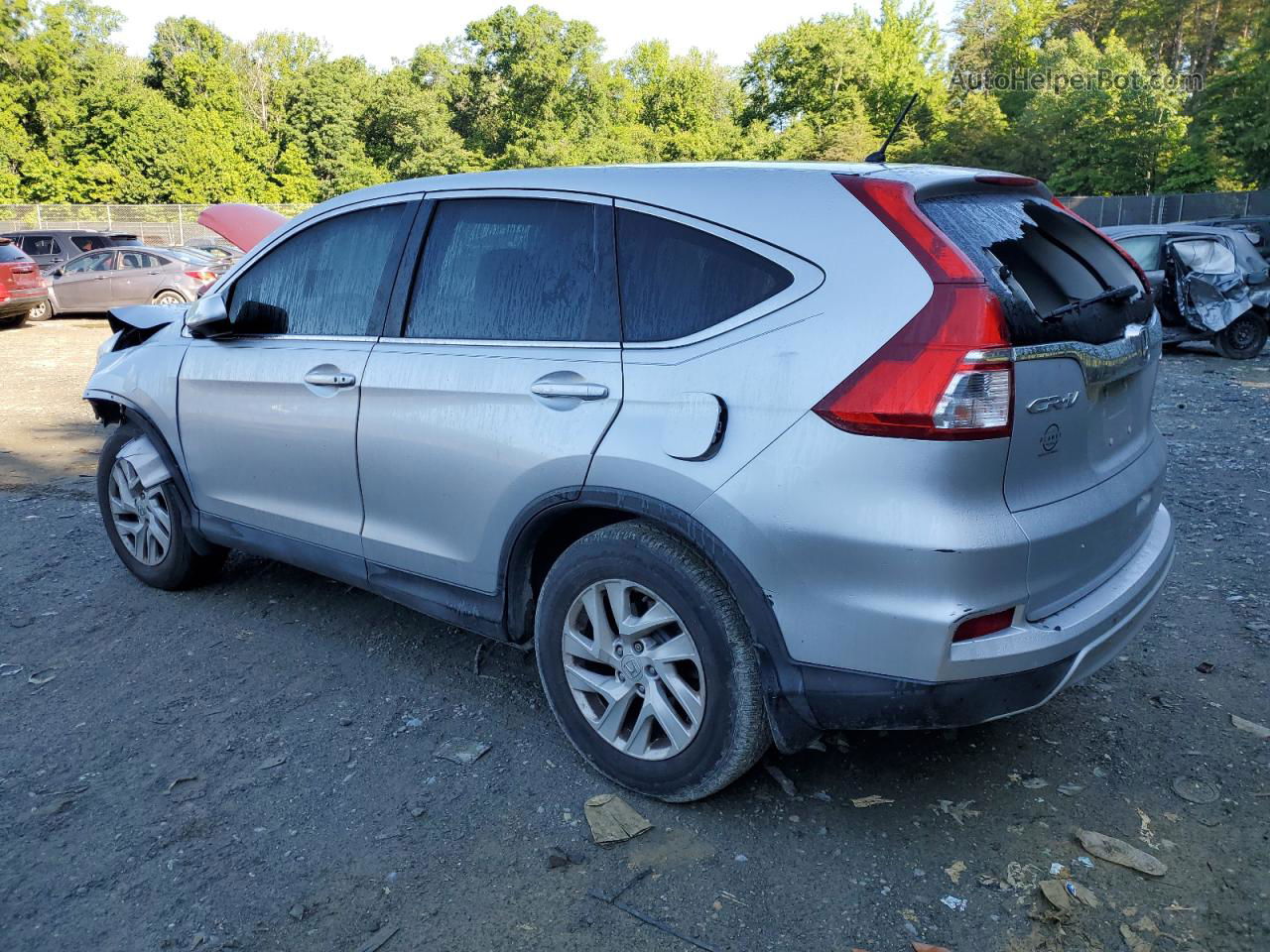 2016 Honda Cr-v Ex Silver vin: 2HKRM4H54GH675950