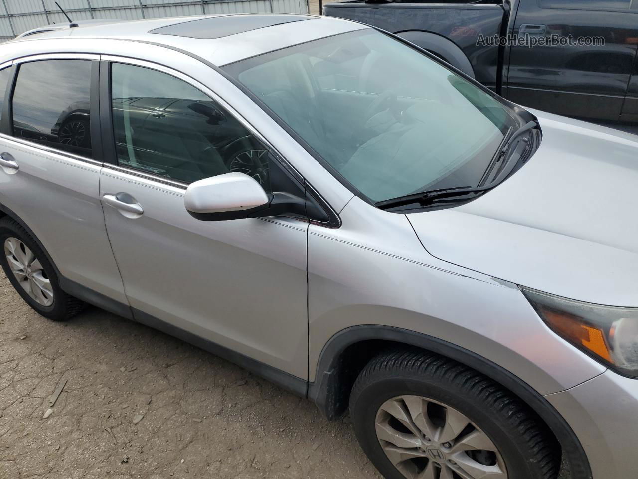 2013 Honda Cr-v Ex Silver vin: 2HKRM4H55DH654889