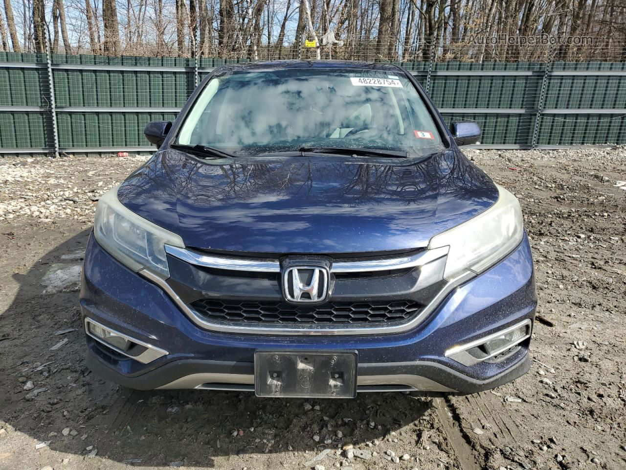 2015 Honda Cr-v Ex Синий vin: 2HKRM4H55FH608577