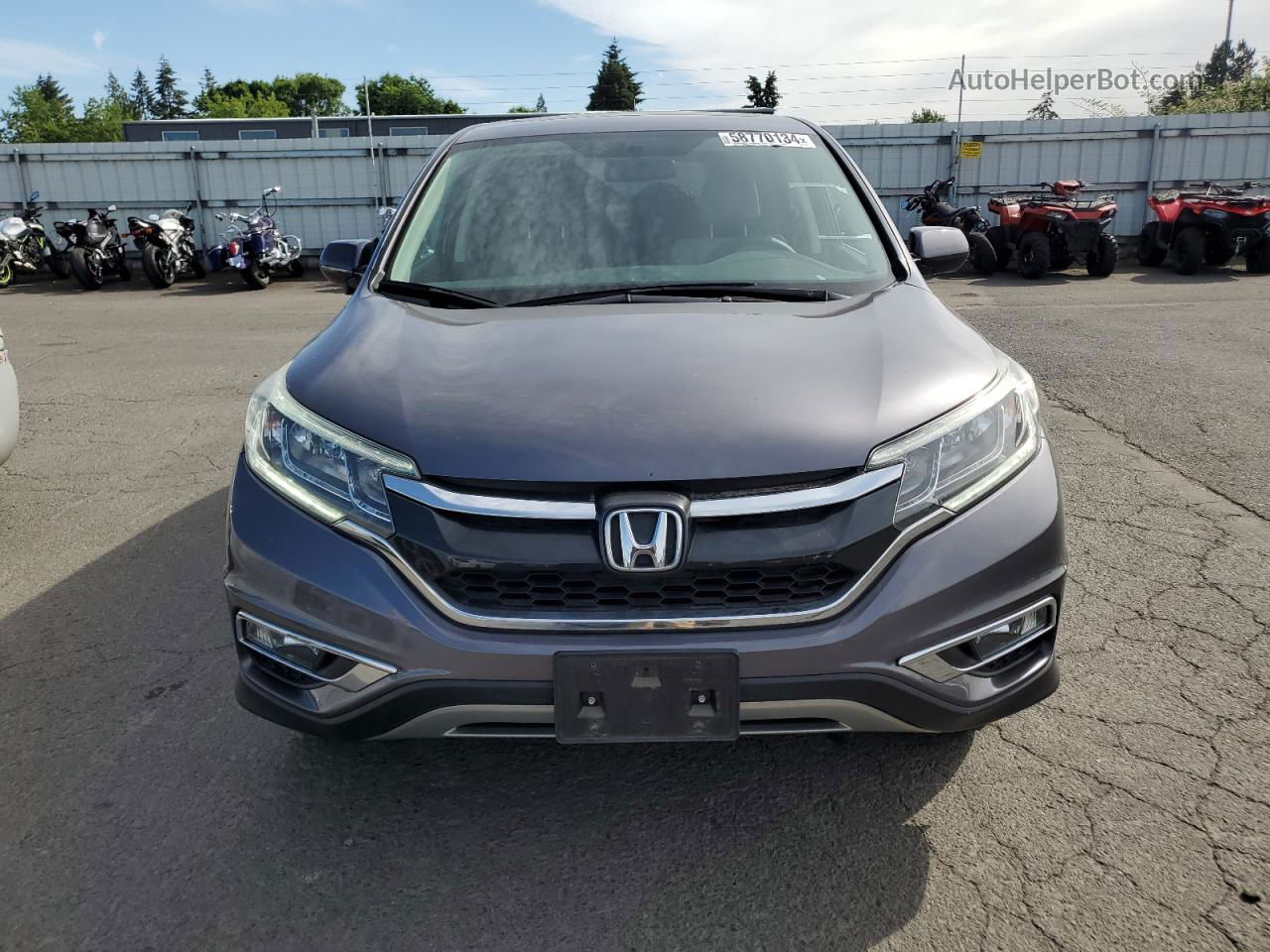 2015 Honda Cr-v Ex Gray vin: 2HKRM4H55FH648982