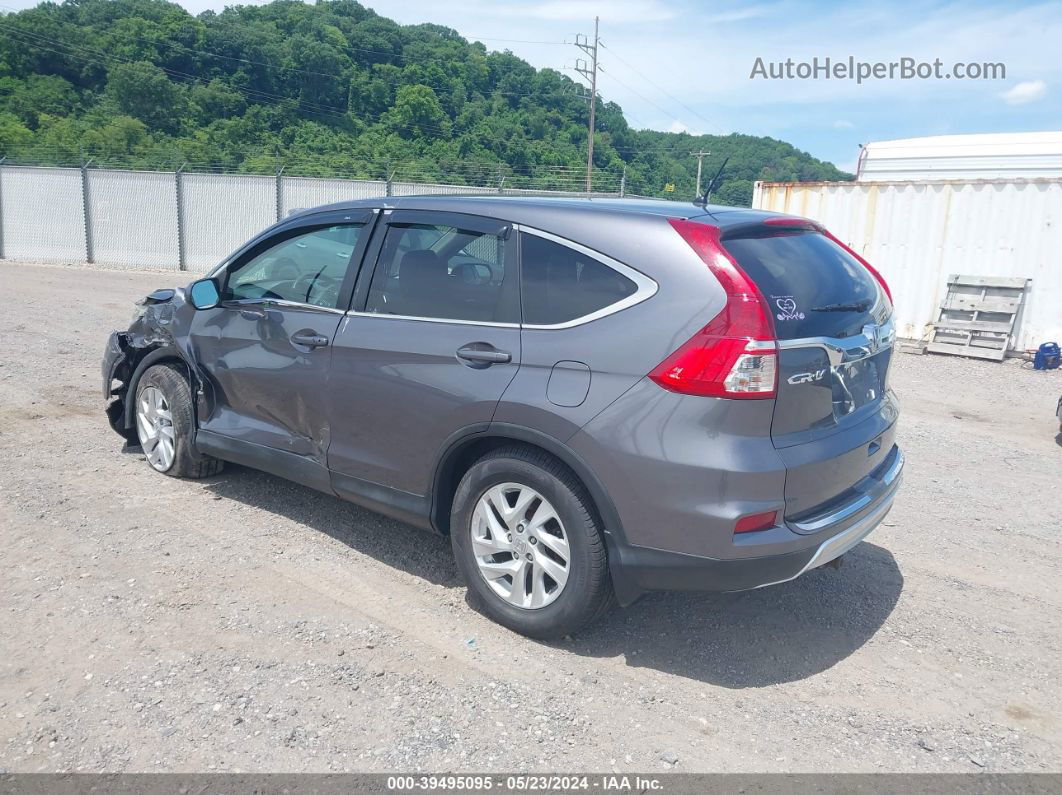 2015 Honda Cr-v Ex Gray vin: 2HKRM4H55FH654667