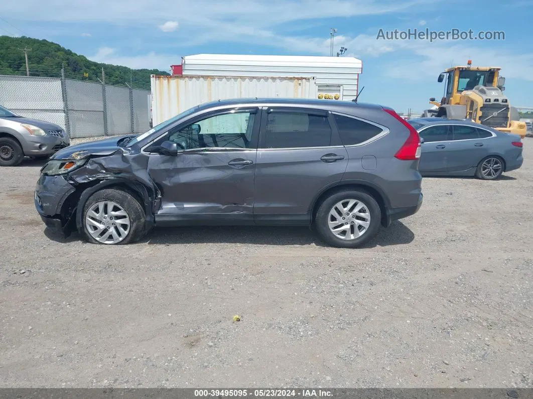 2015 Honda Cr-v Ex Gray vin: 2HKRM4H55FH654667