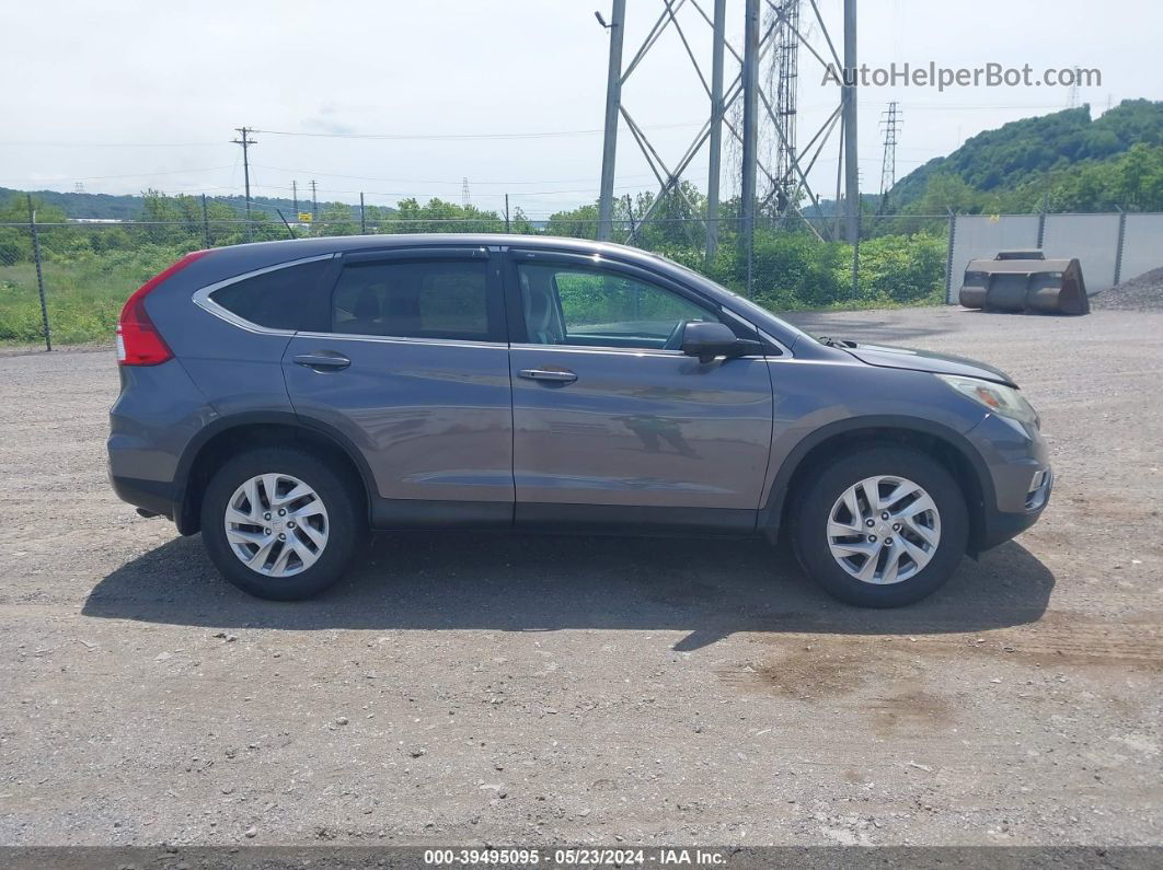 2015 Honda Cr-v Ex Gray vin: 2HKRM4H55FH654667