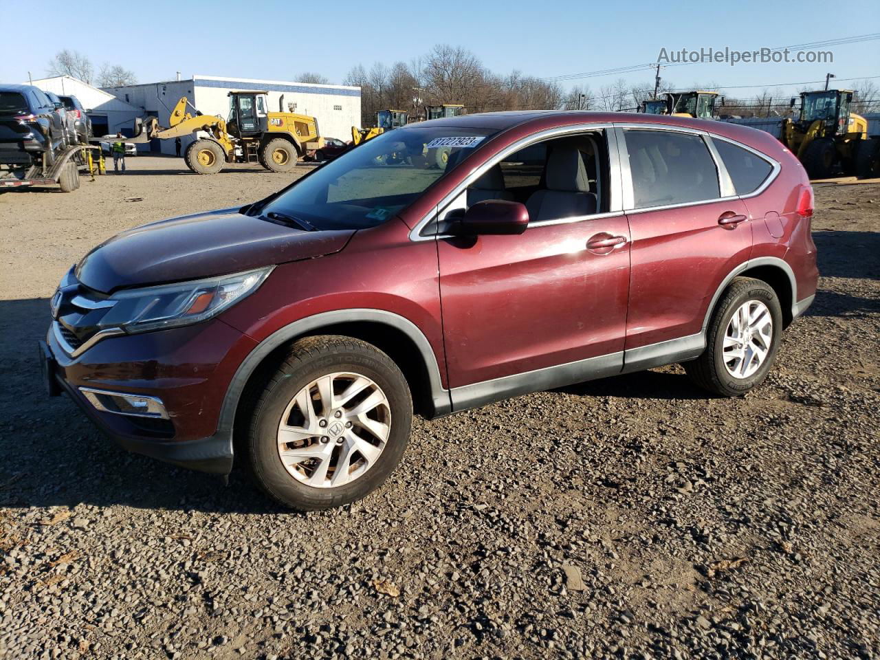 2016 Honda Cr-v Ex Maroon vin: 2HKRM4H55GH614767