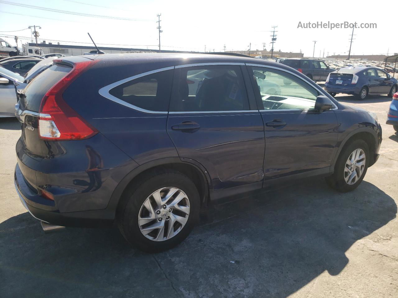 2016 Honda Cr-v Ex Blue vin: 2HKRM4H55GH628197