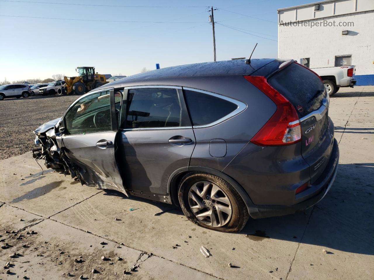 2016 Honda Cr-v Ex Gray vin: 2HKRM4H55GH656145