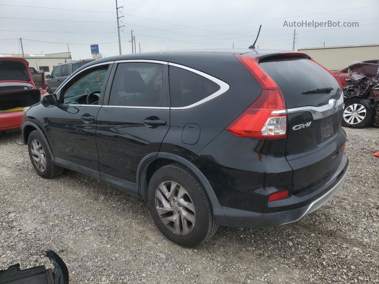 2016 Honda Cr-v Ex Black vin: 2HKRM4H55GH660065