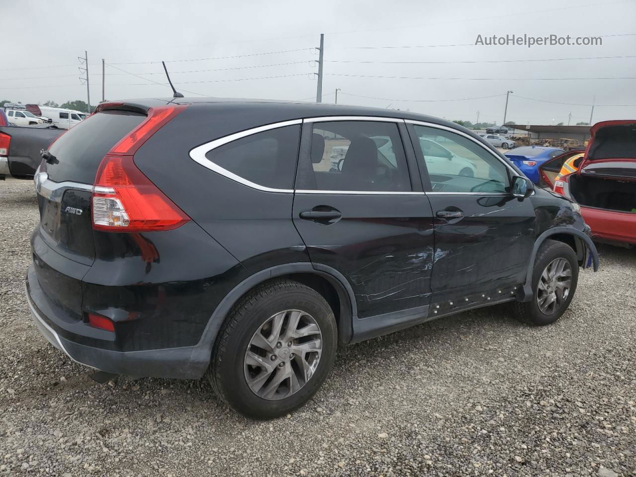 2016 Honda Cr-v Ex Black vin: 2HKRM4H55GH660065