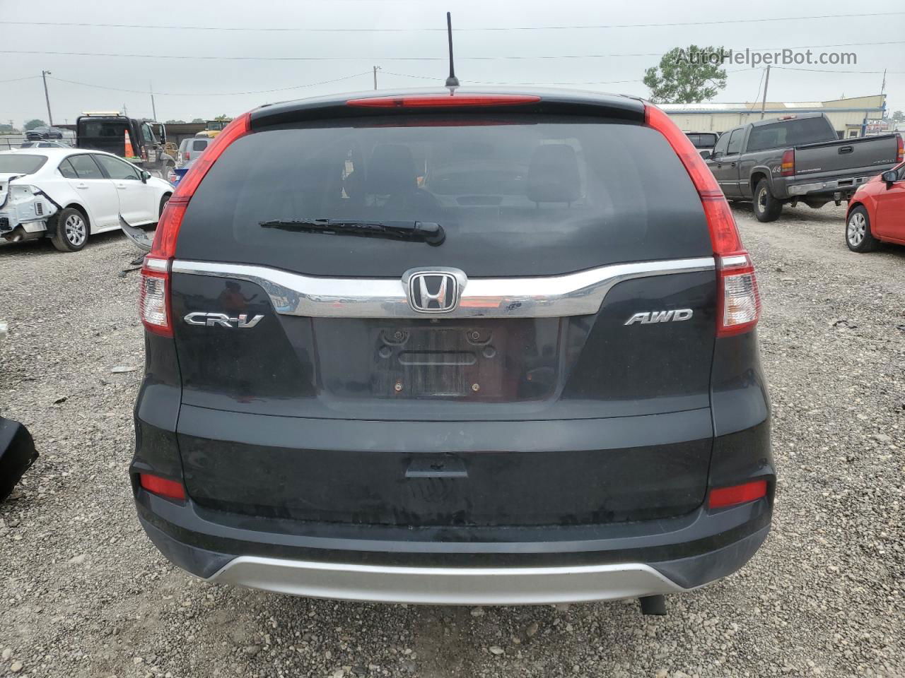 2016 Honda Cr-v Ex Black vin: 2HKRM4H55GH660065