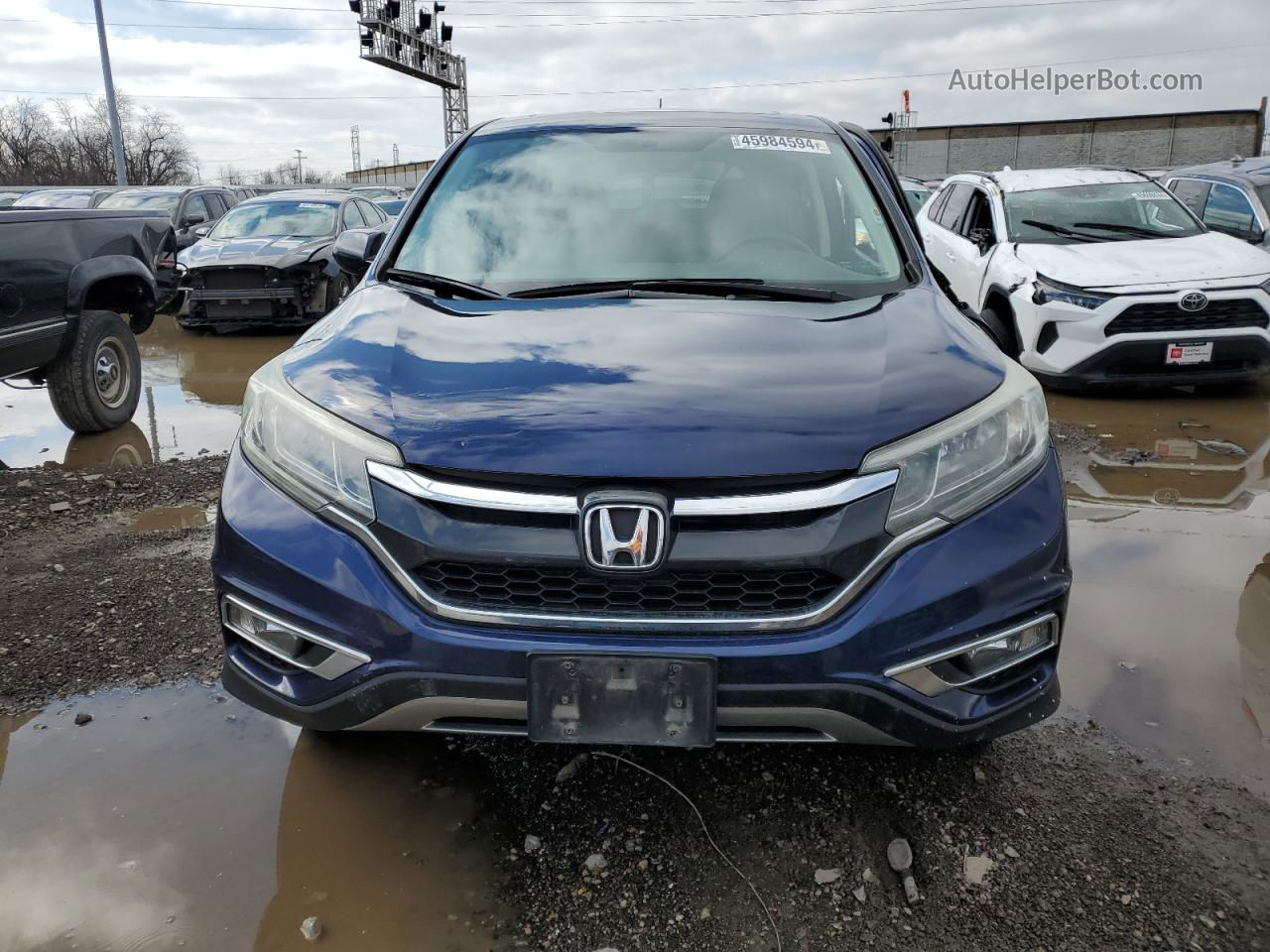 2016 Honda Cr-v Ex Blue vin: 2HKRM4H55GH666500